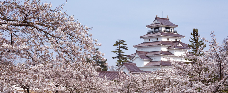 福島県会津地方の風景